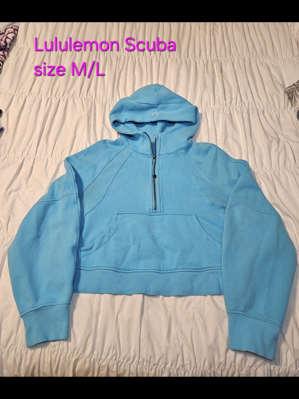 lululemon athletica Scuba Half-Zip Hoodie - Turquoise